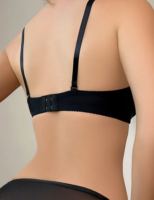 Embroidered Butterfly Convertible Bra and Panty Set – Breathable Wired and Padded Lingerie for Women-3828